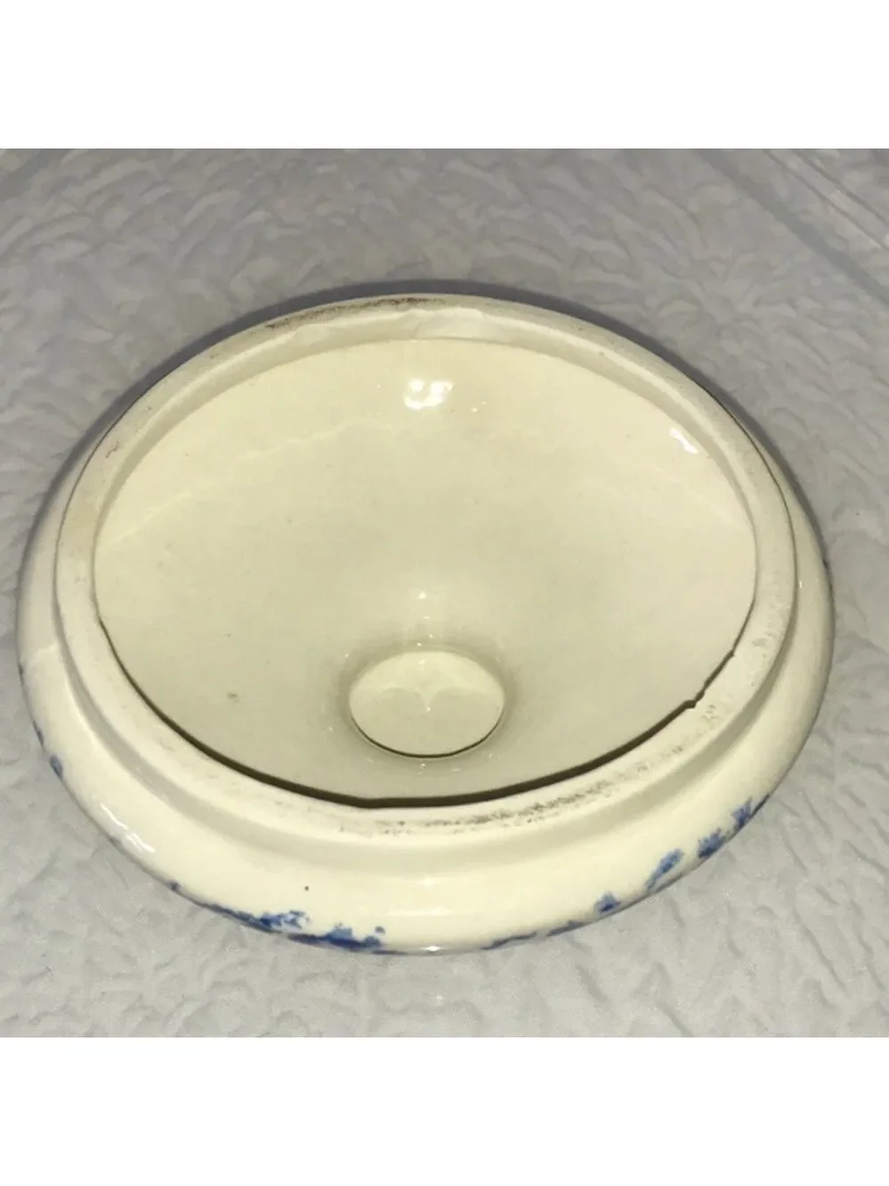 TIENSHAN Sponge Blue Heart Medium Canister & Lid